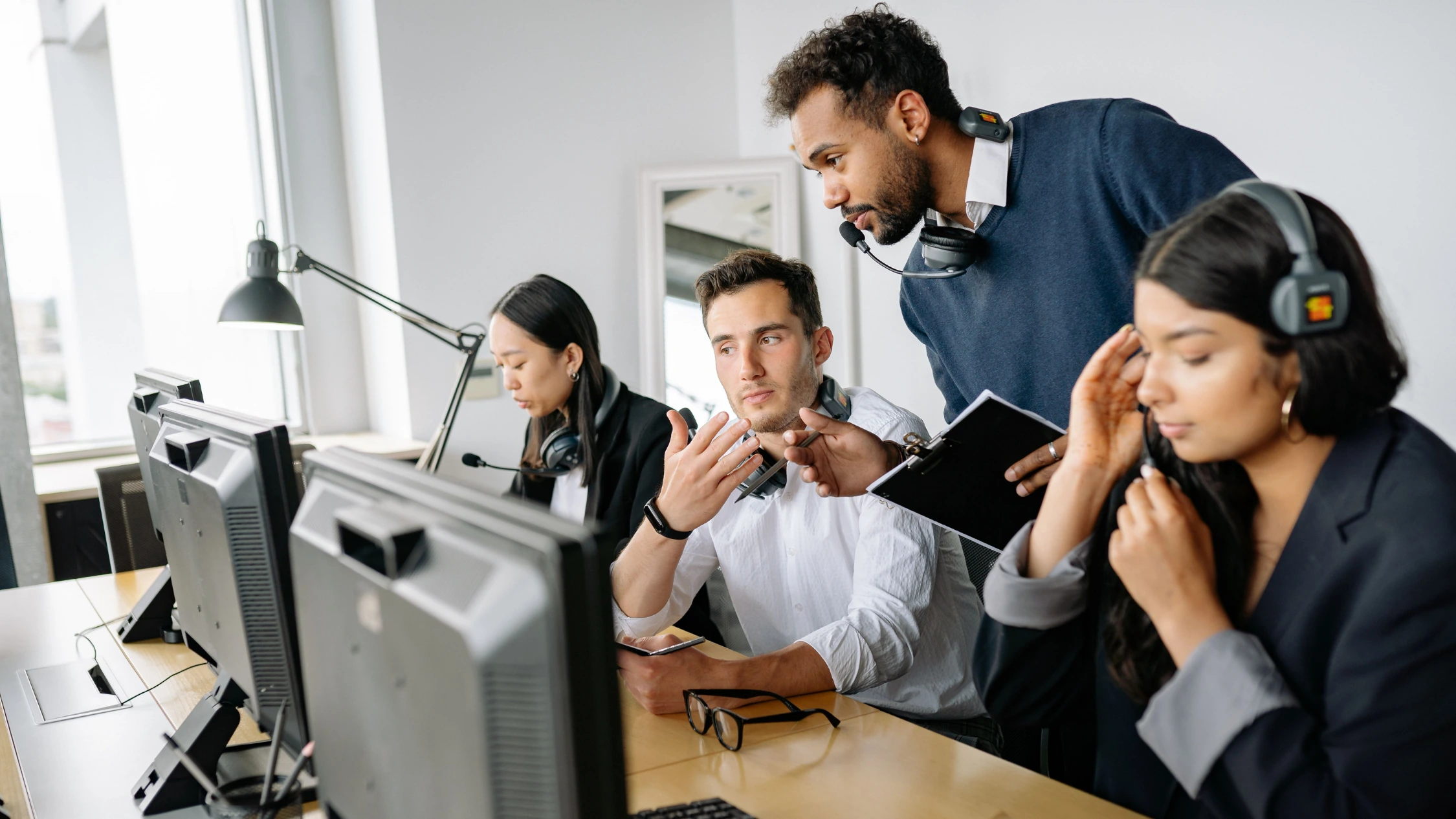 nSearch Global managed services team providing round-the-clock enterprise support
